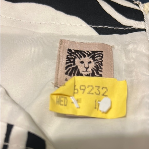 Anne Klein Black and White Sheath Midi Dress - Picture 2 of 7